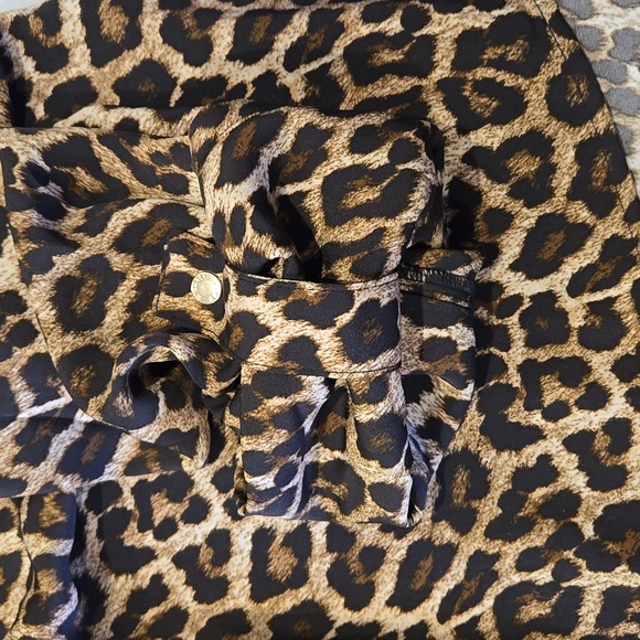 NWT Michael Kors zip blouse size 2X converts from long sleeve to 3/4 - Picture 3 of 5